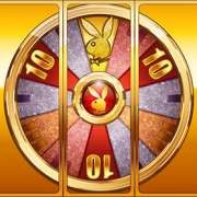 A szerencsekerék szimbólum a Playboy: Golden Jackpots játékban